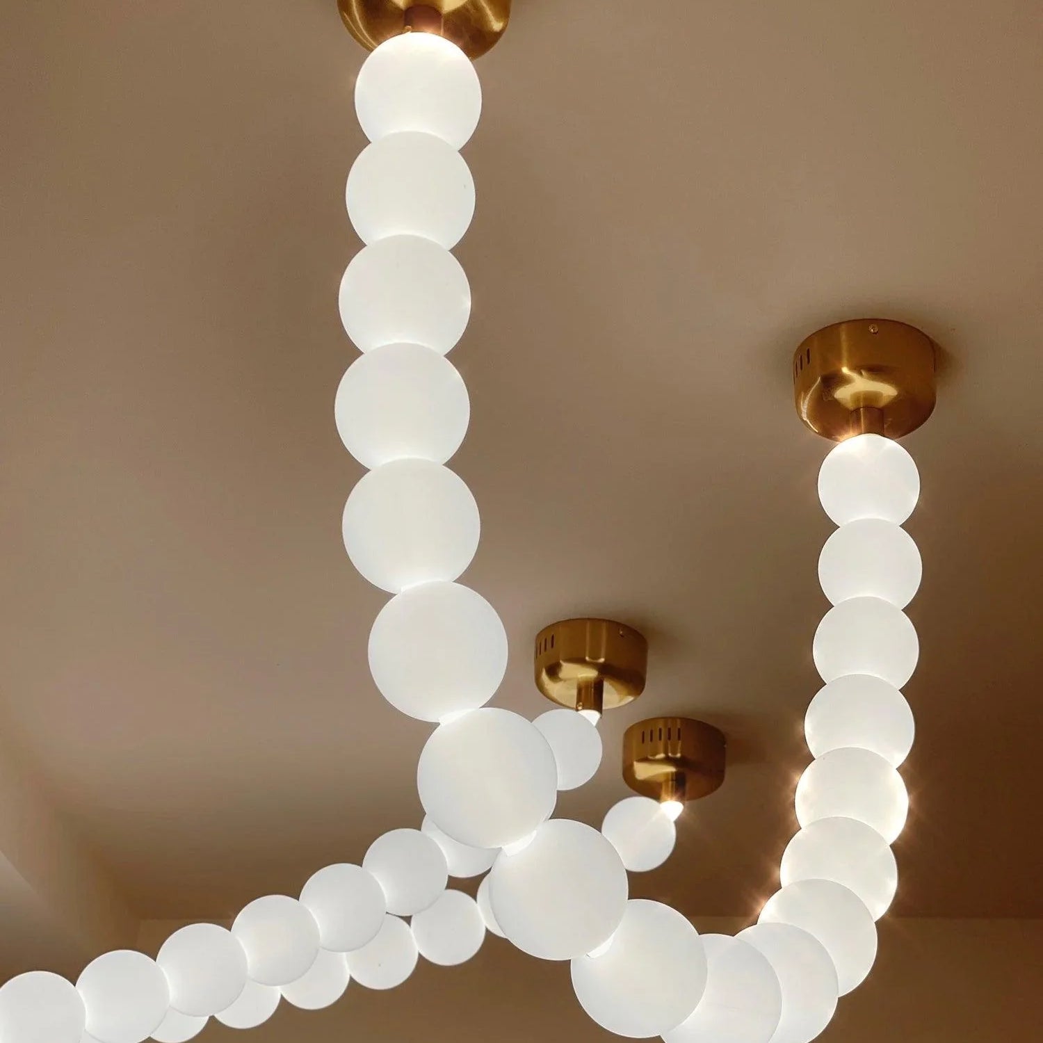 Pearl Necklace Chandelier