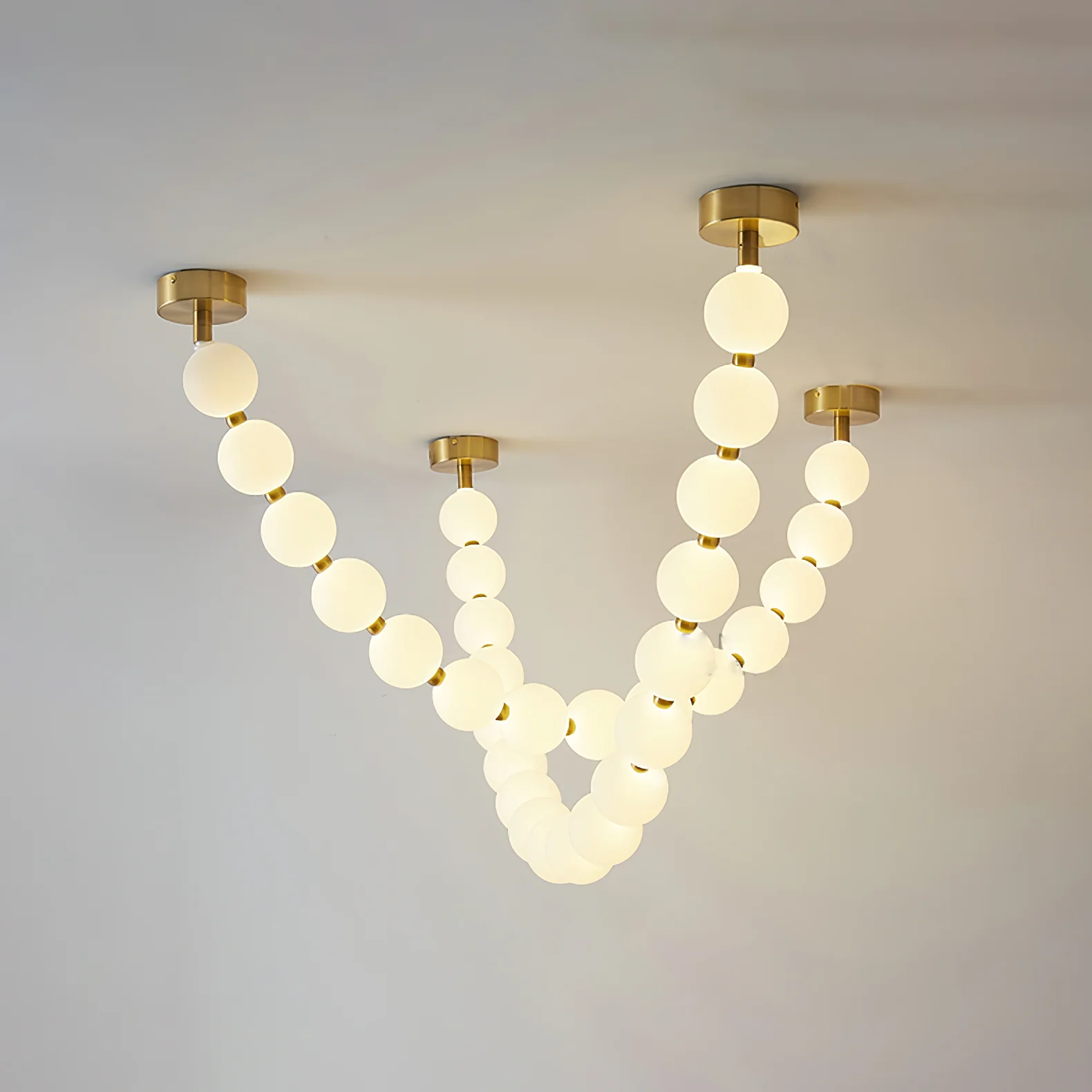Pearl Necklace Chandelier