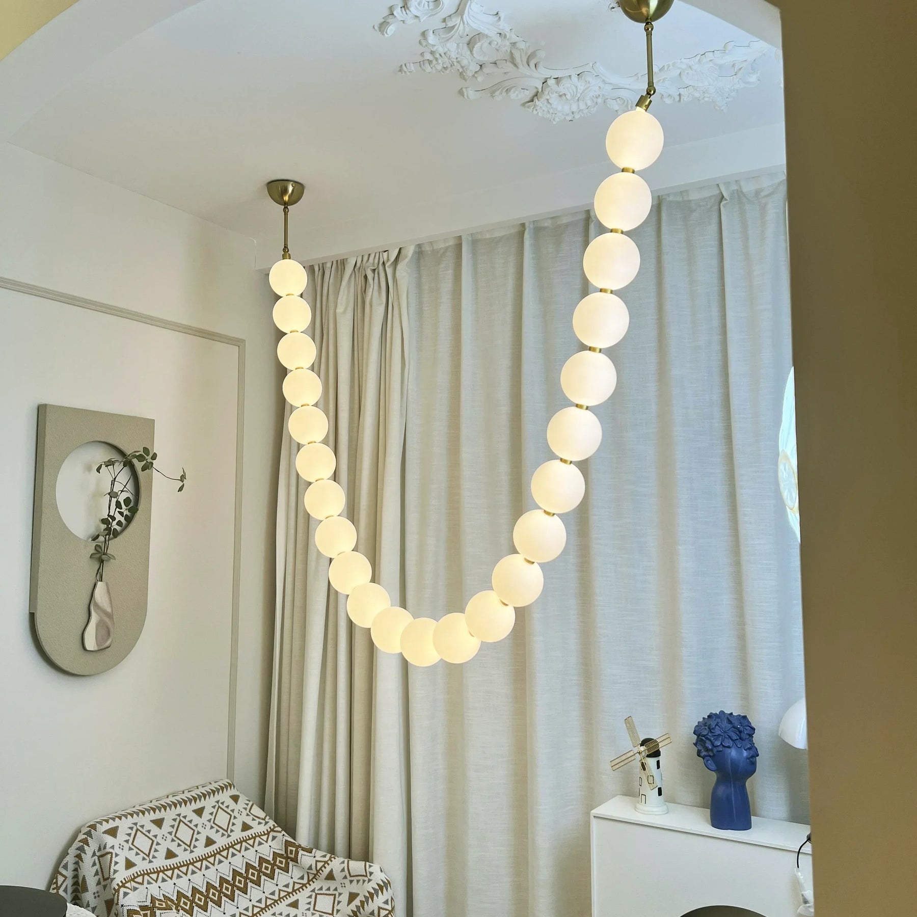 Pearl Necklace Chandelier