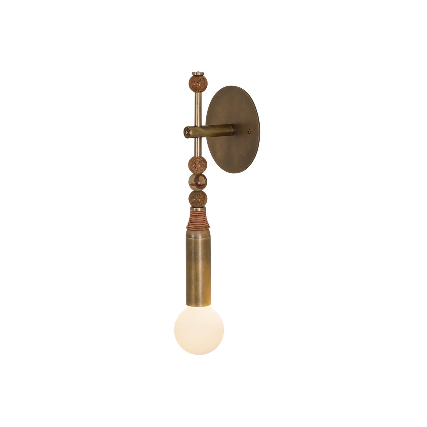 Perseva Pierced Marble Wall Sconce