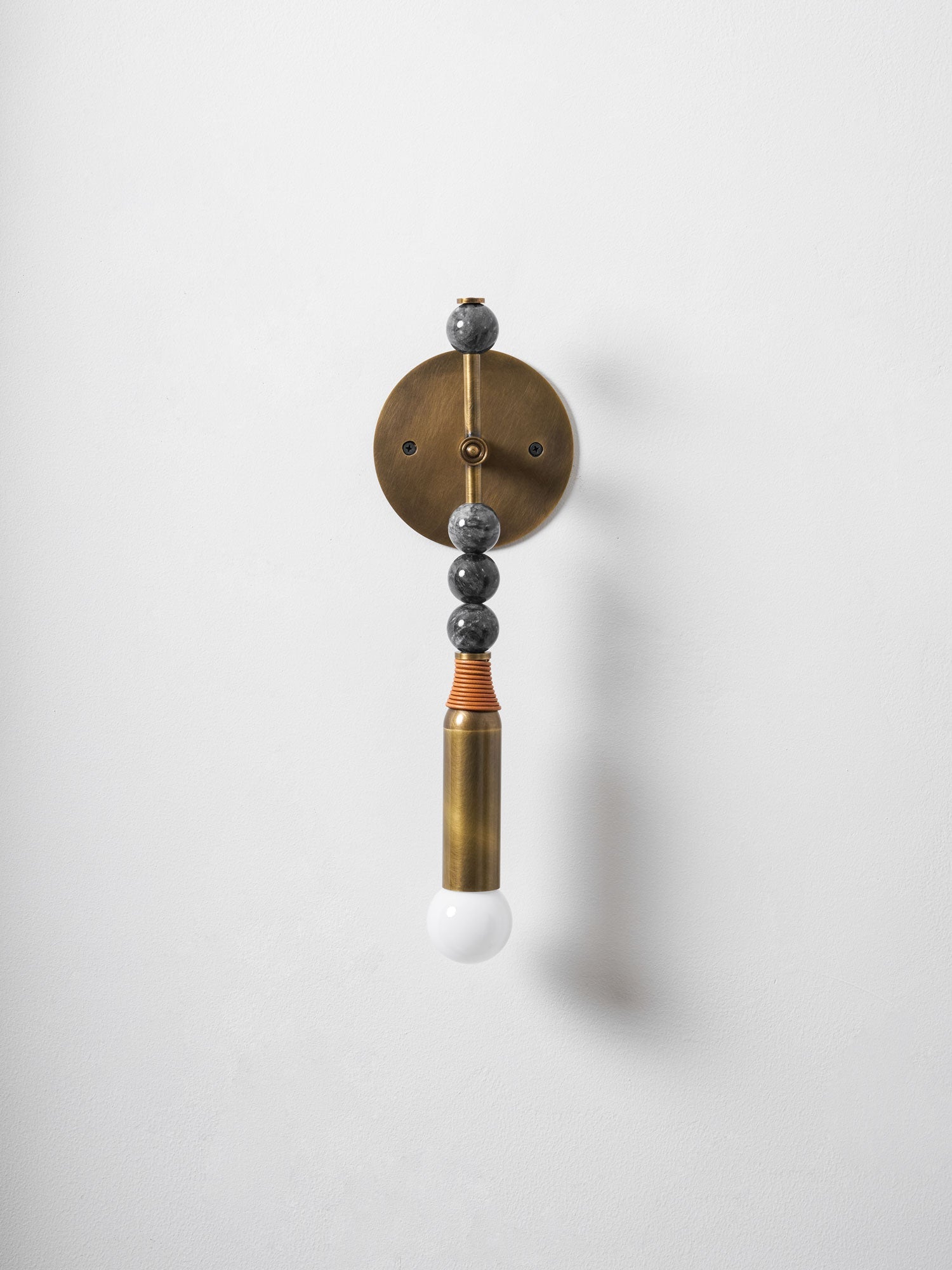 Perseva Pierced Marble Wall Sconce