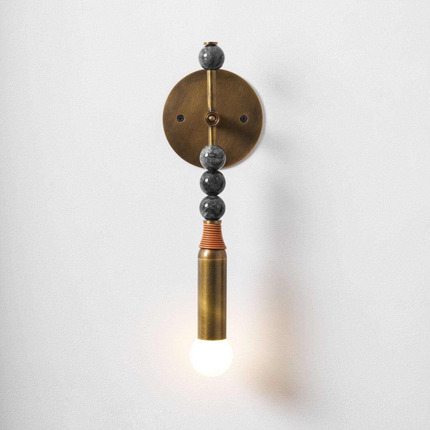 Perseva Pierced Marble Wall Sconce