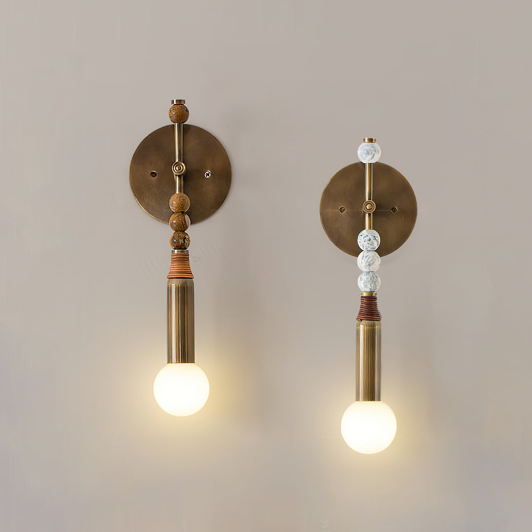 Perseva Pierced Marble Wall Sconce