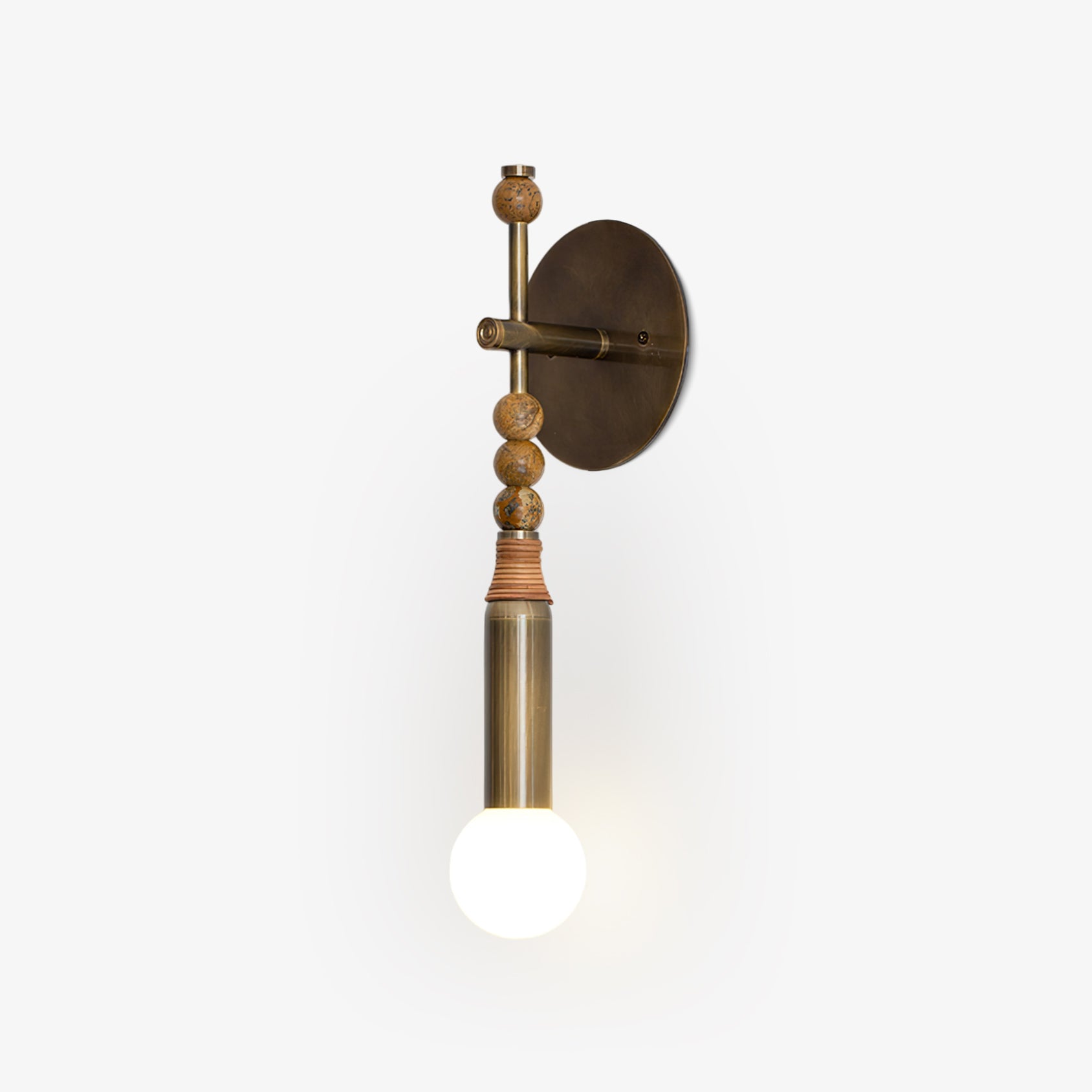 Perseva Pierced Marble Wall Sconce