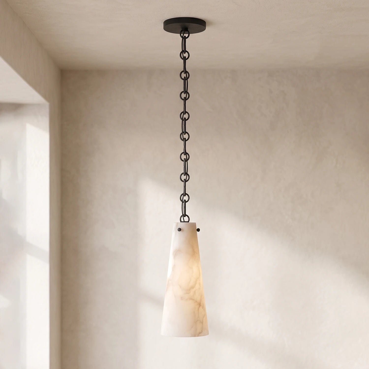 Romilly Alabaster Chain Chandelier