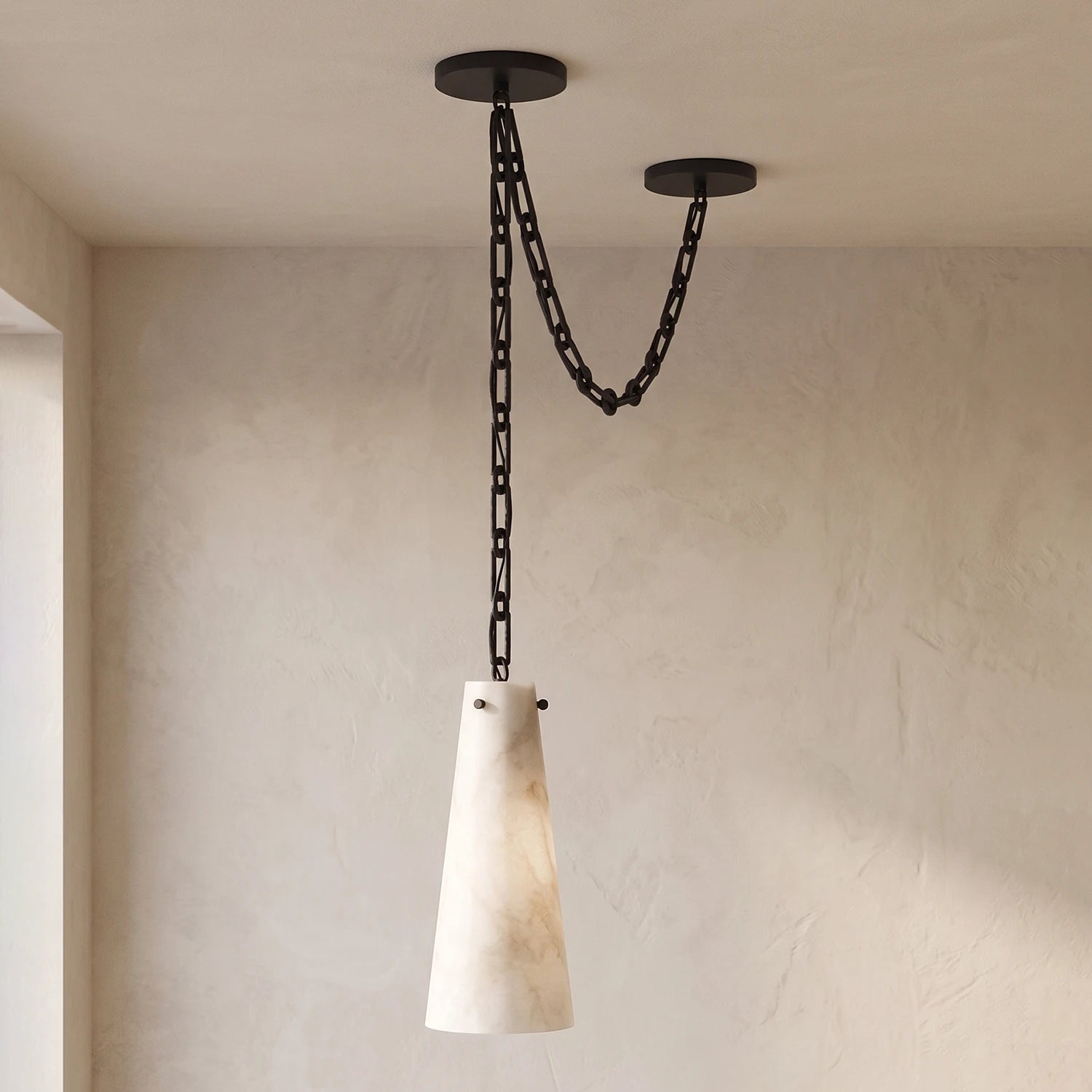 Romilly Alabaster Chain Chandelier
