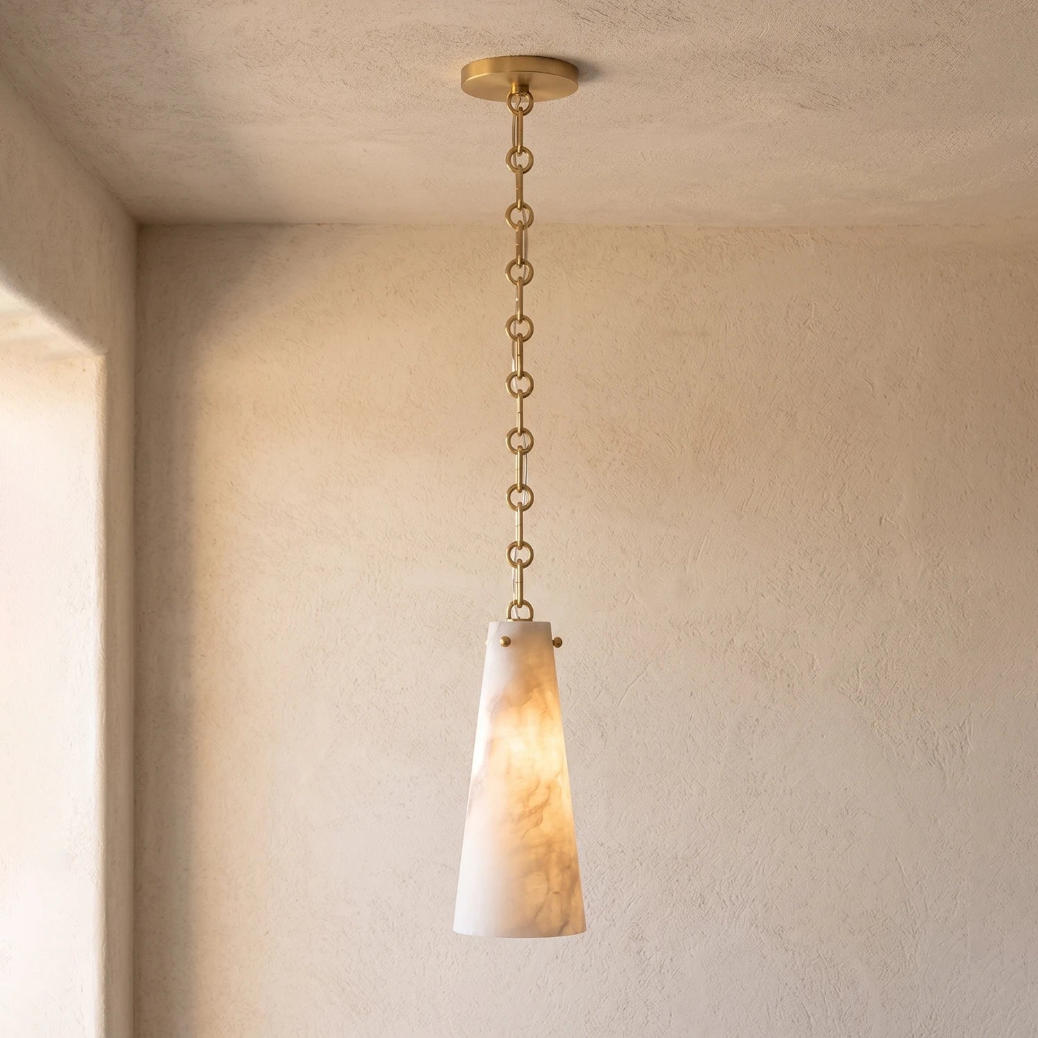 Romilly Alabaster Chain Chandelier