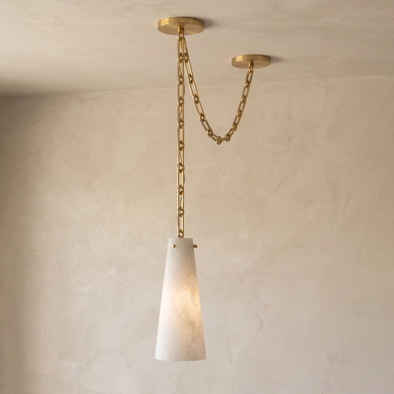 Romilly Alabaster Chain Chandelier