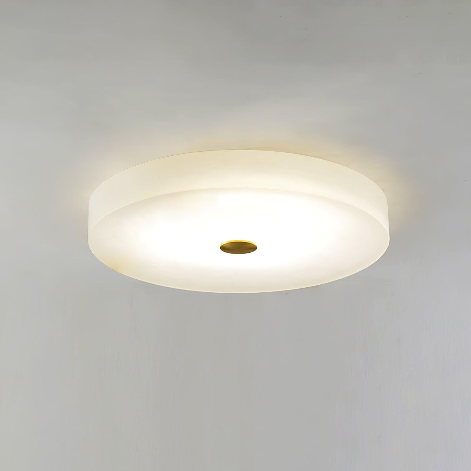 Round Sophie Alabaster Ceiling Lamp