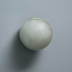 Round Alabaster Wall Sconce