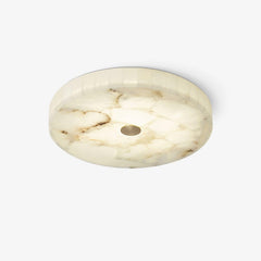 Round Mosaic Alabaster Ceiling Lamp