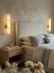 Selune Alabaster Column Wall Light