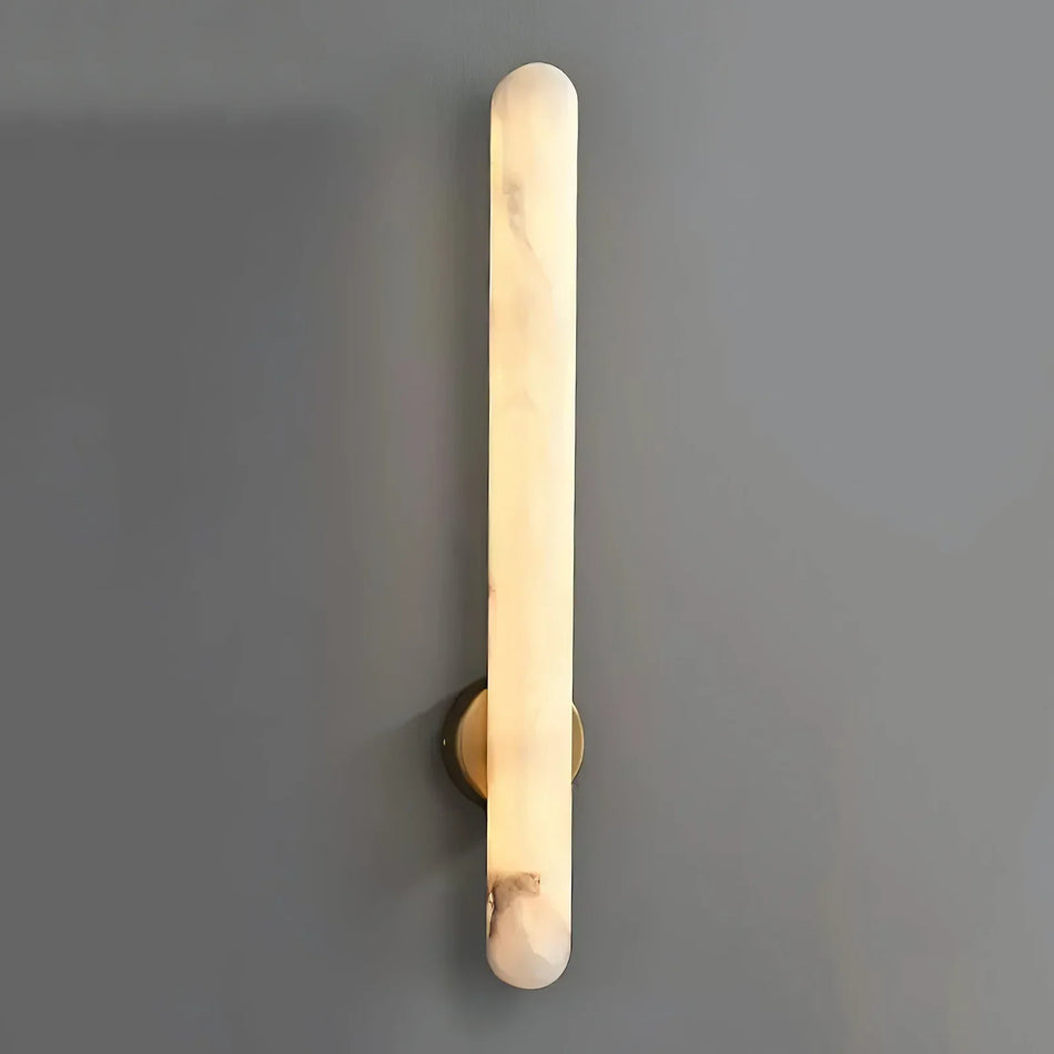 Selune Alabaster Column Wall Light