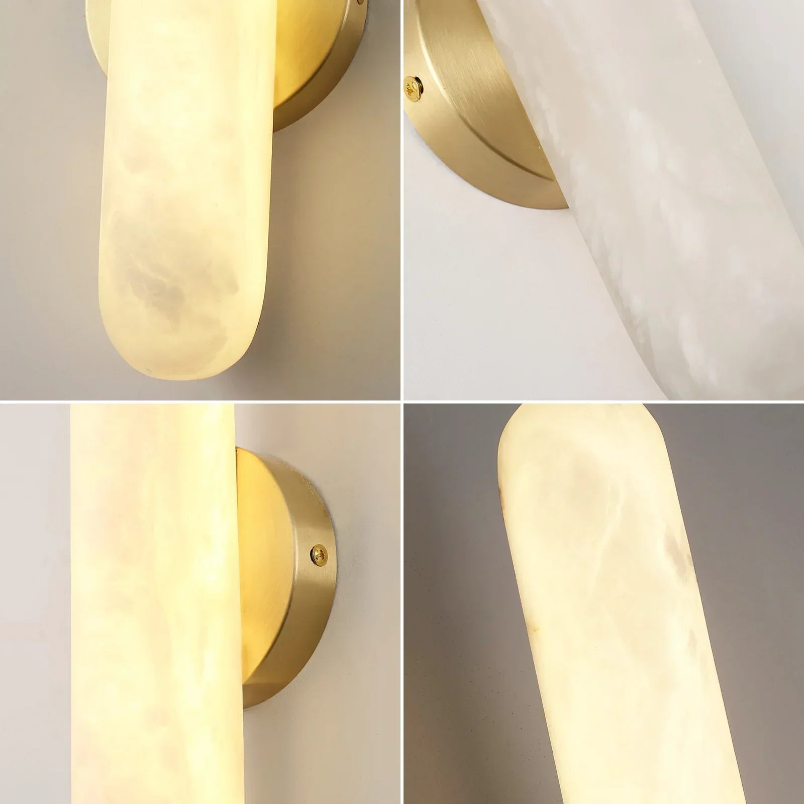 Selune Alabaster Column Wall Light