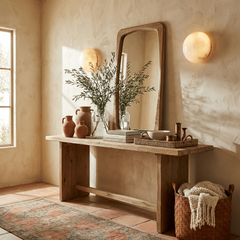 Semicircular Alabaster Wall Sconce