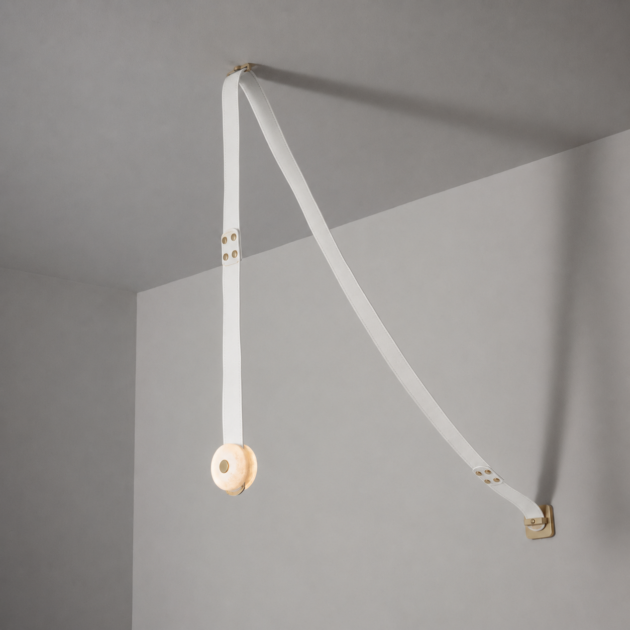 Snaps Alabaster LED Pendant Lamp