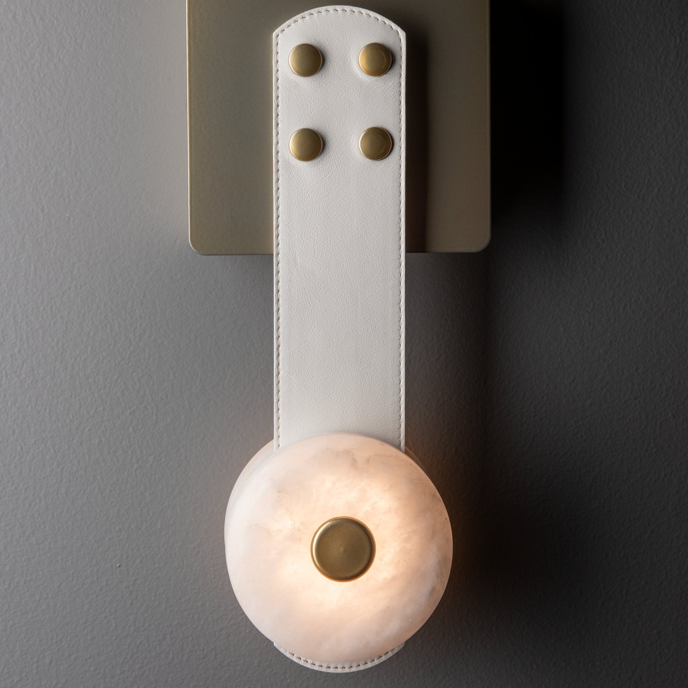 Snaps Alabaster LED Sconce