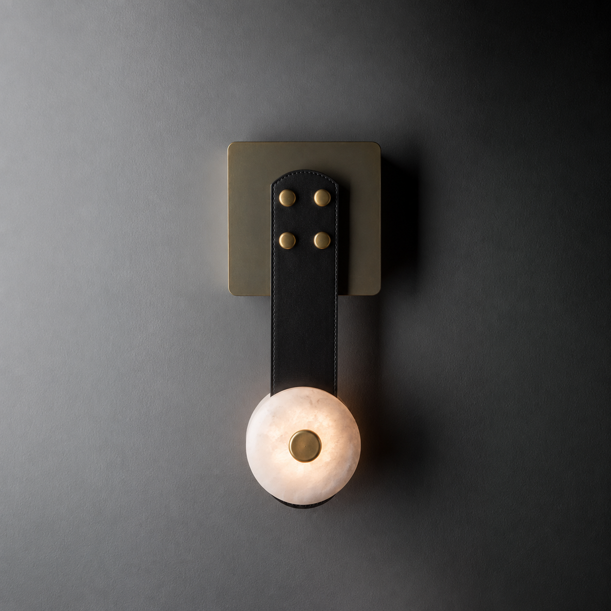 Snaps Alabaster LED Sconce