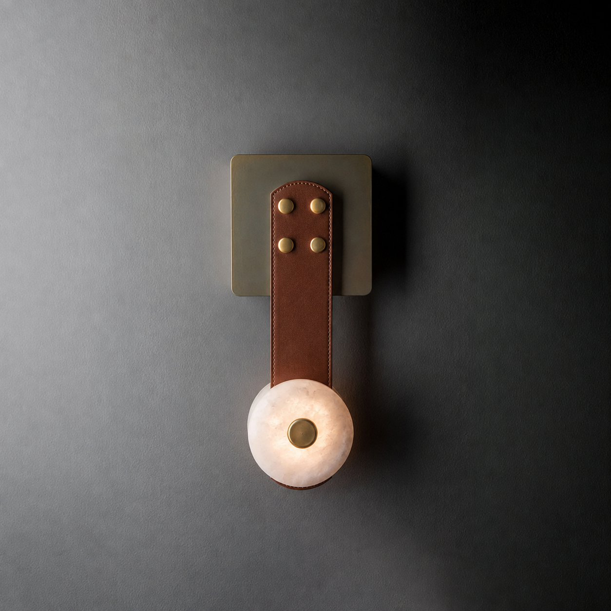Snaps Alabaster LED Sconce