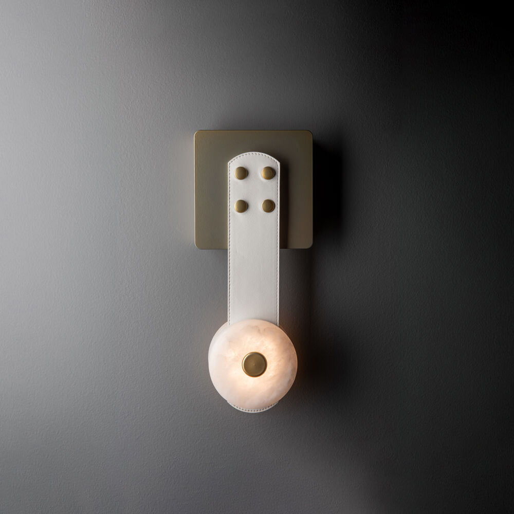 Snaps Alabaster LED Sconce