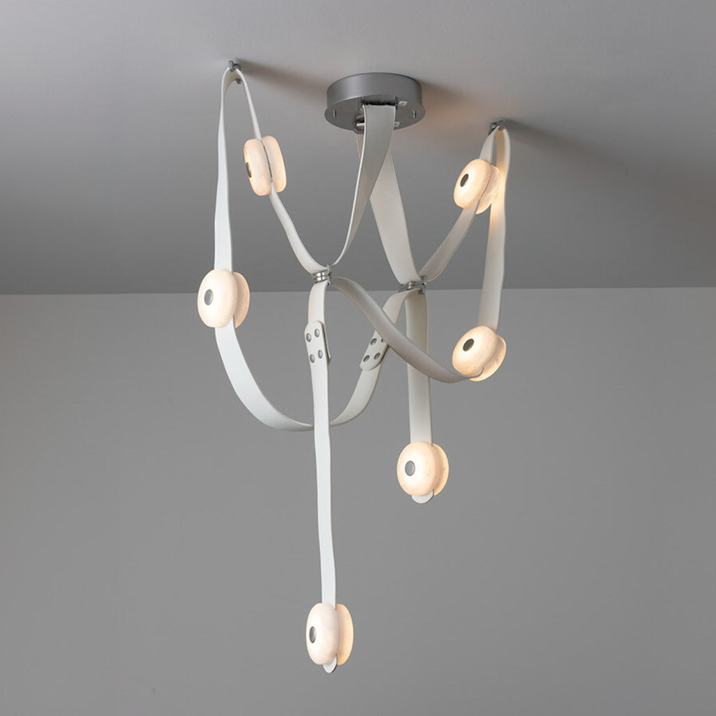 Snaps Alabaster LED Chandelier