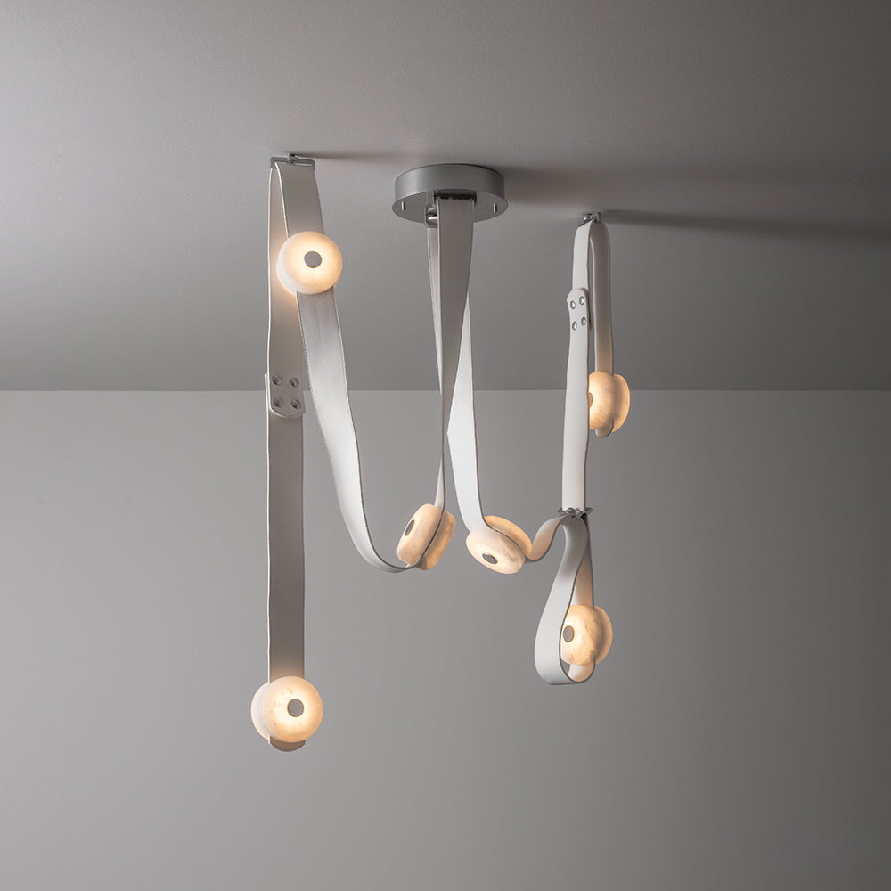 Snaps Alabaster LED Chandelier