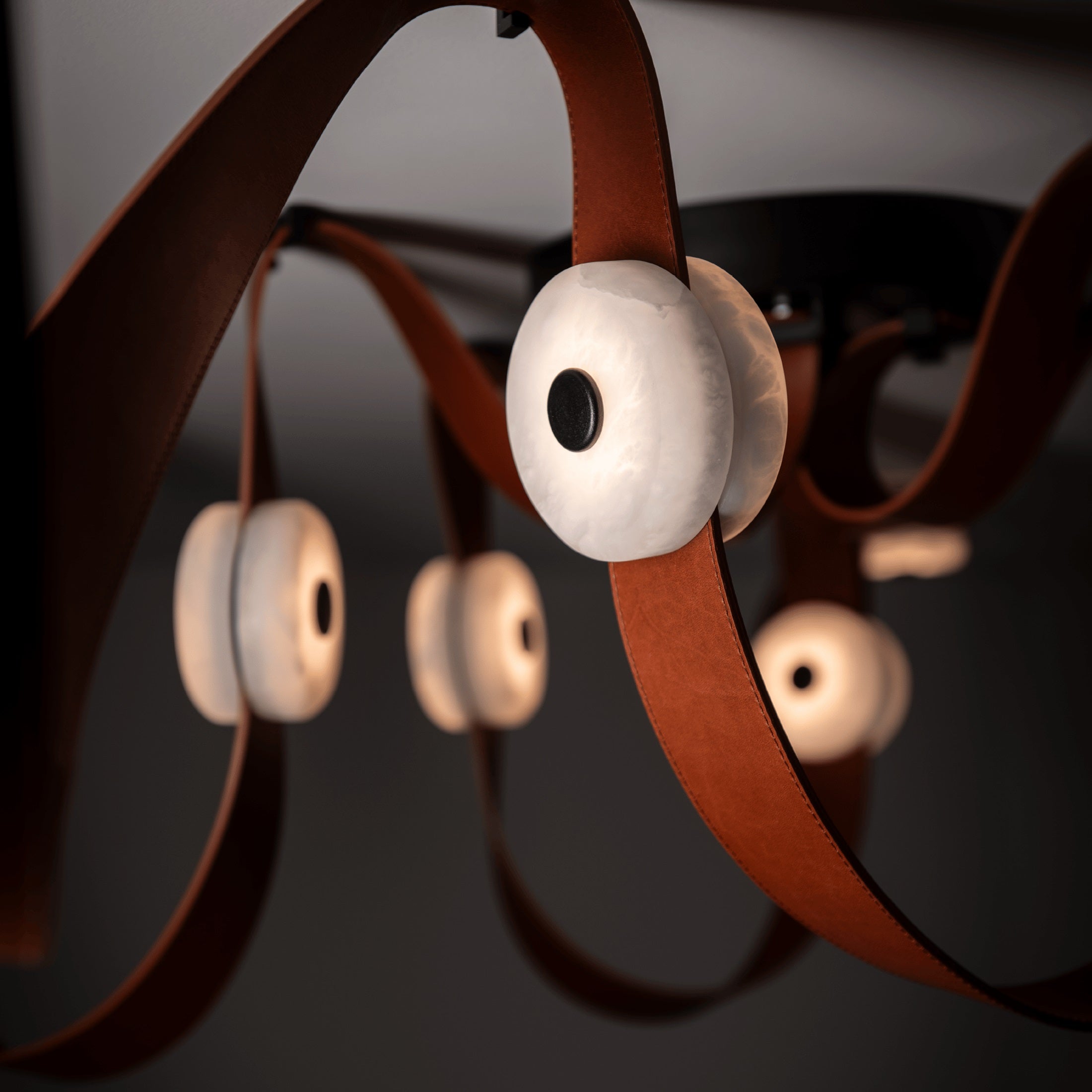 Snaps Alabaster LED Chandelier