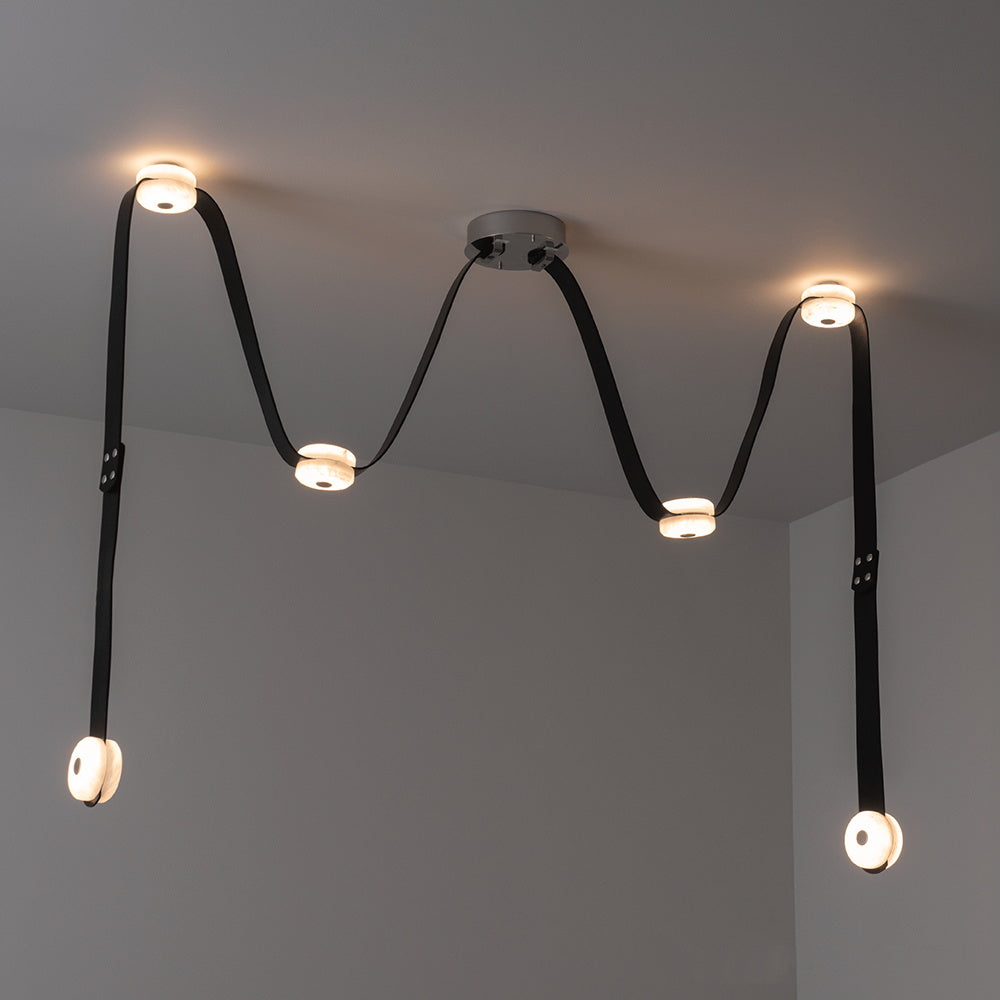 Snaps Alabaster LED Chandelier