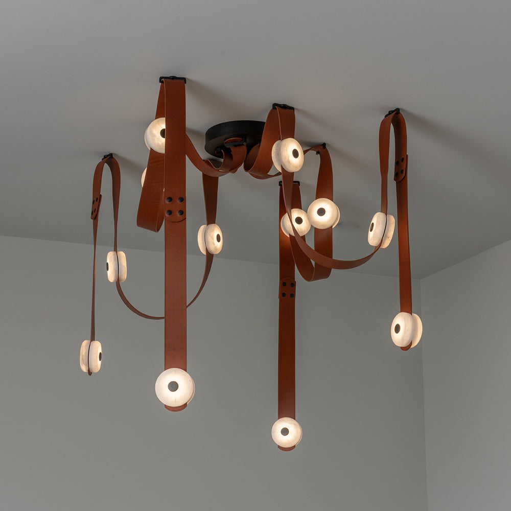 Snaps Alabaster LED Chandelier