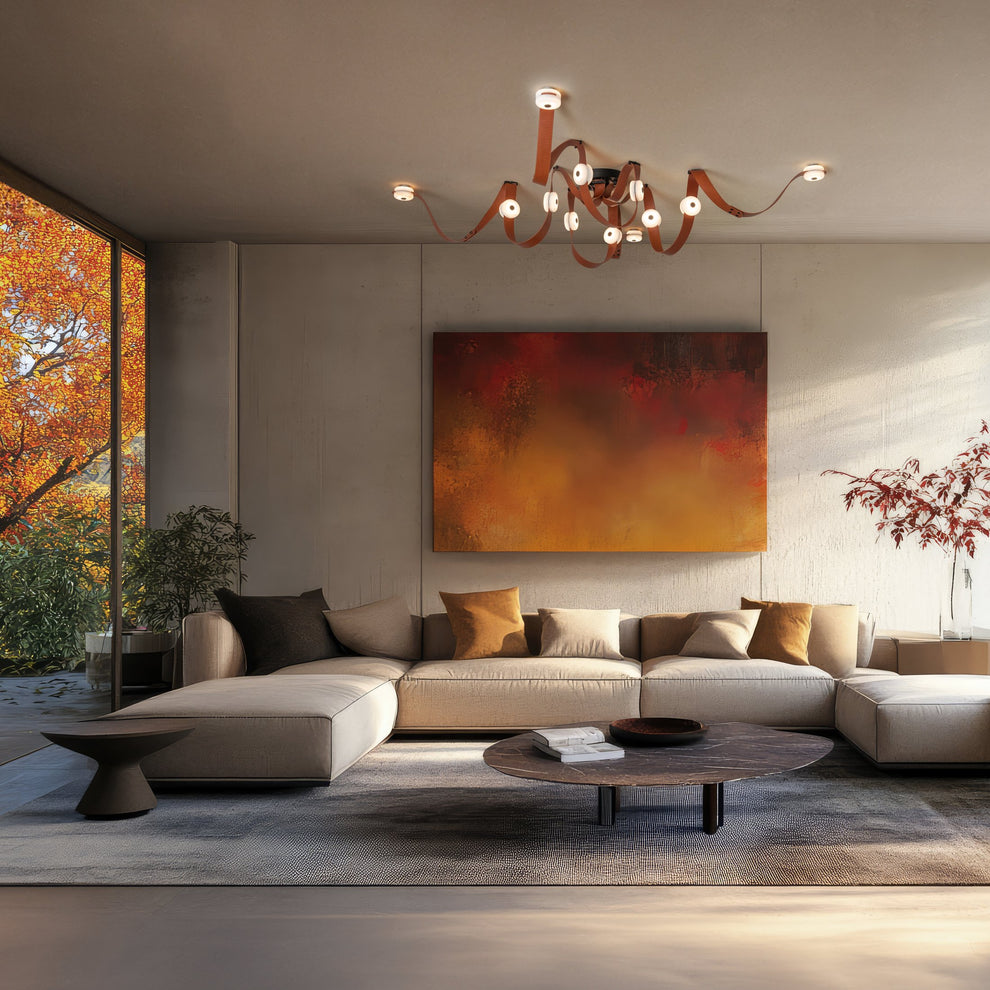 Snaps Alabaster LED Chandelier