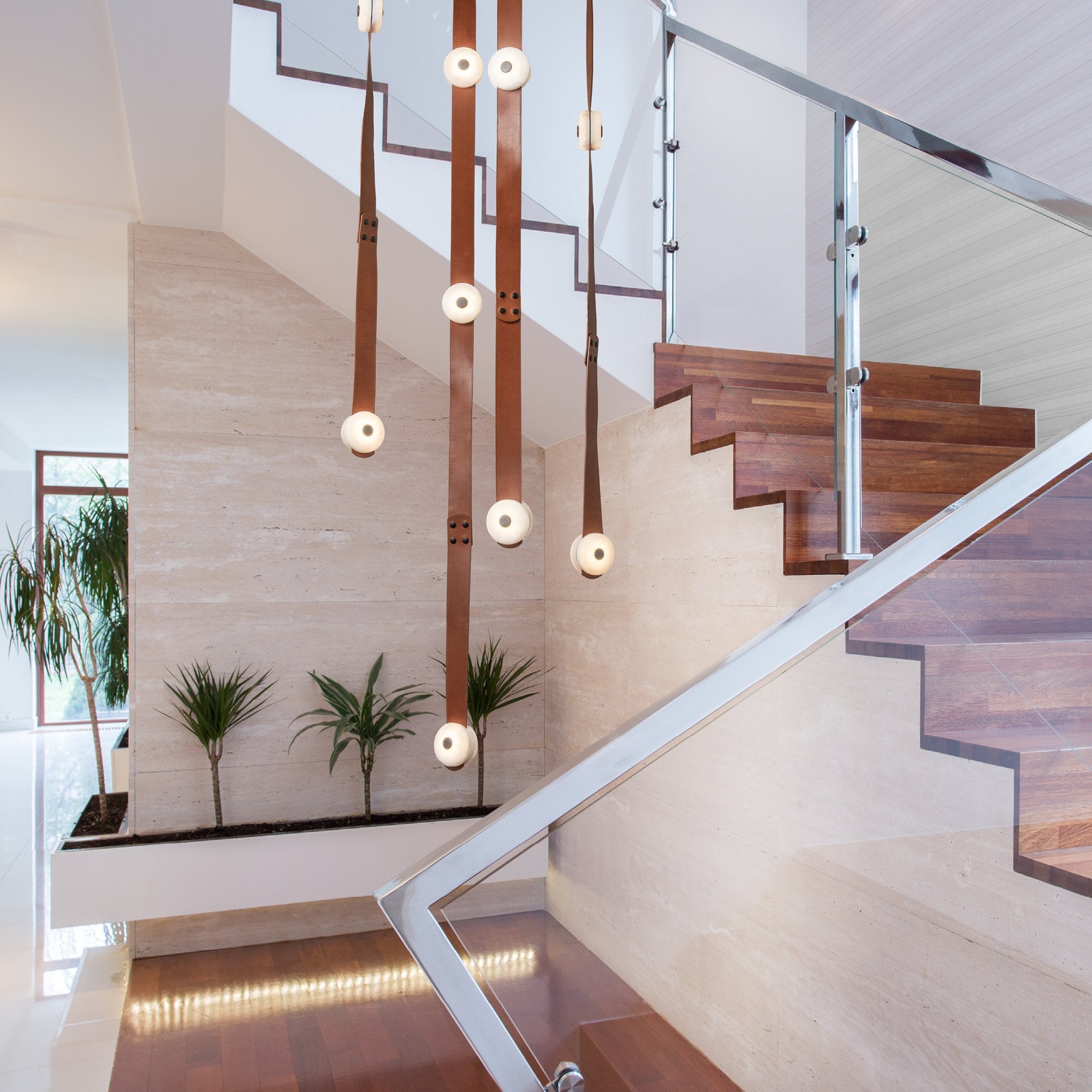 Snaps Alabaster LED Chandelier