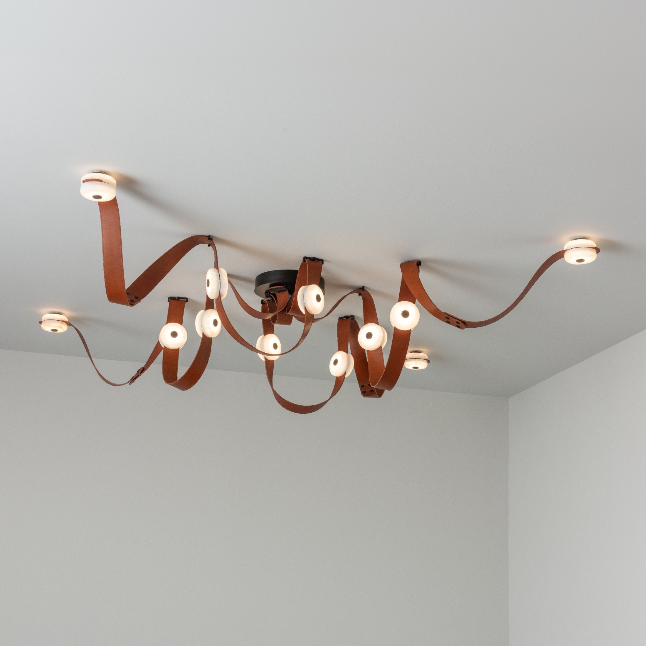 Snaps Alabaster LED Chandelier