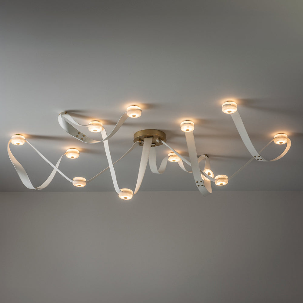 Snaps Alabaster LED Chandelier