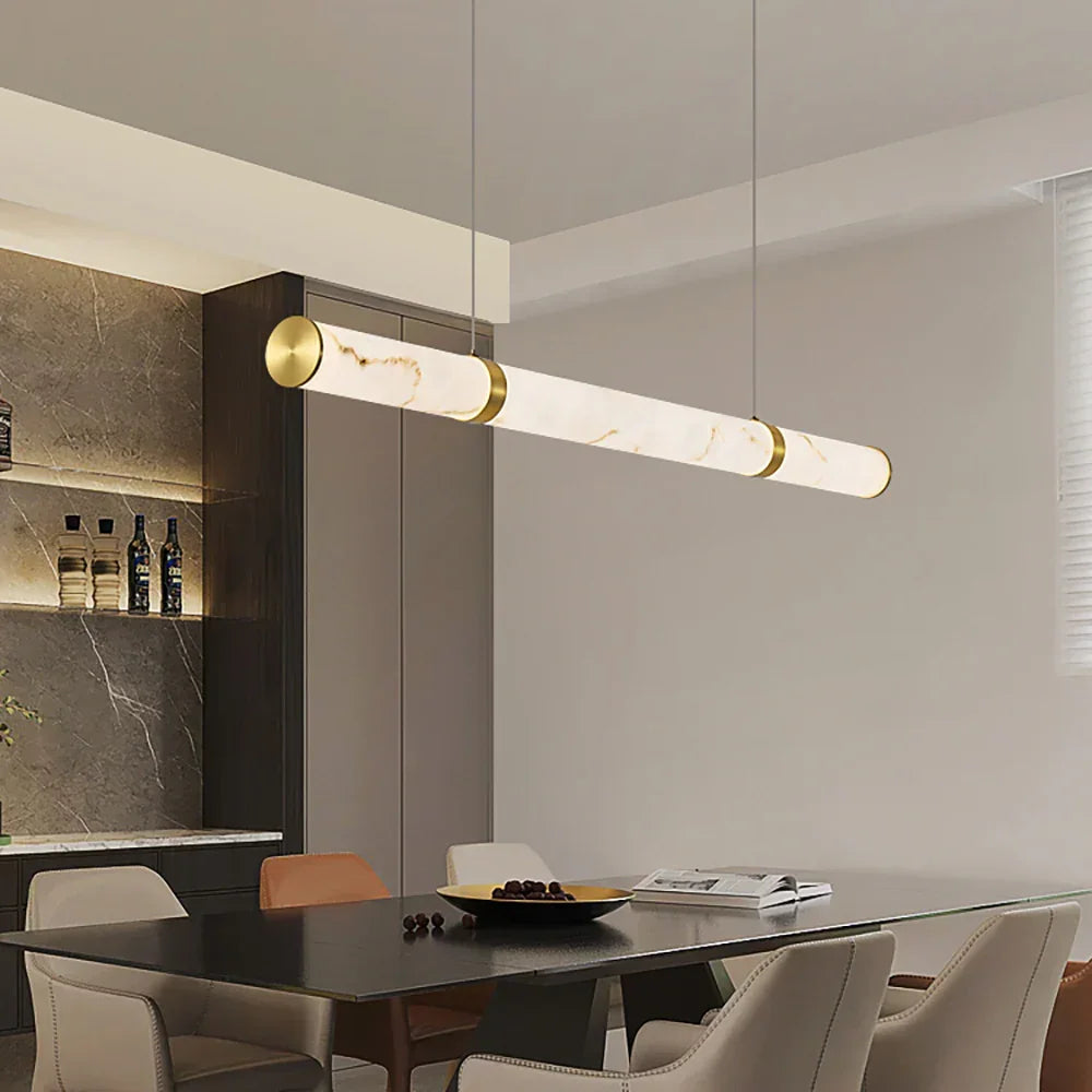 Solenne Alabaster Beam Pendant Light