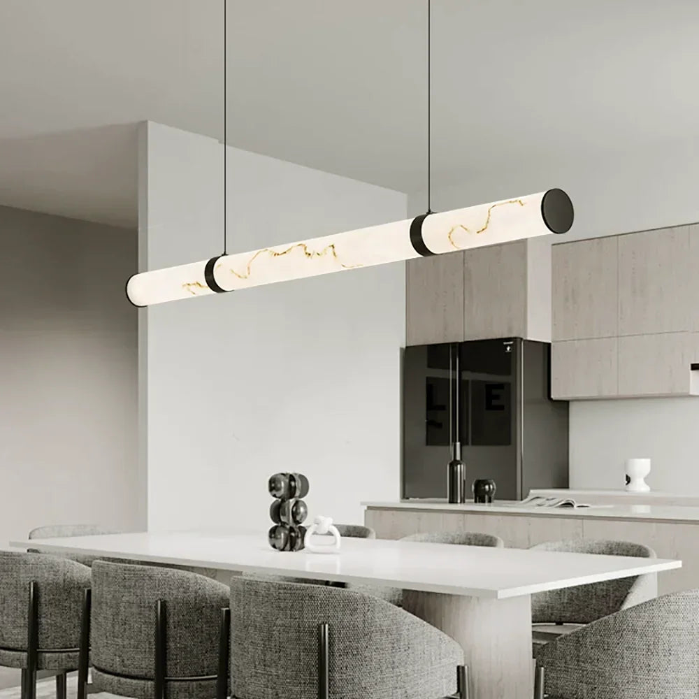 Solenne Alabaster Beam Pendant Light