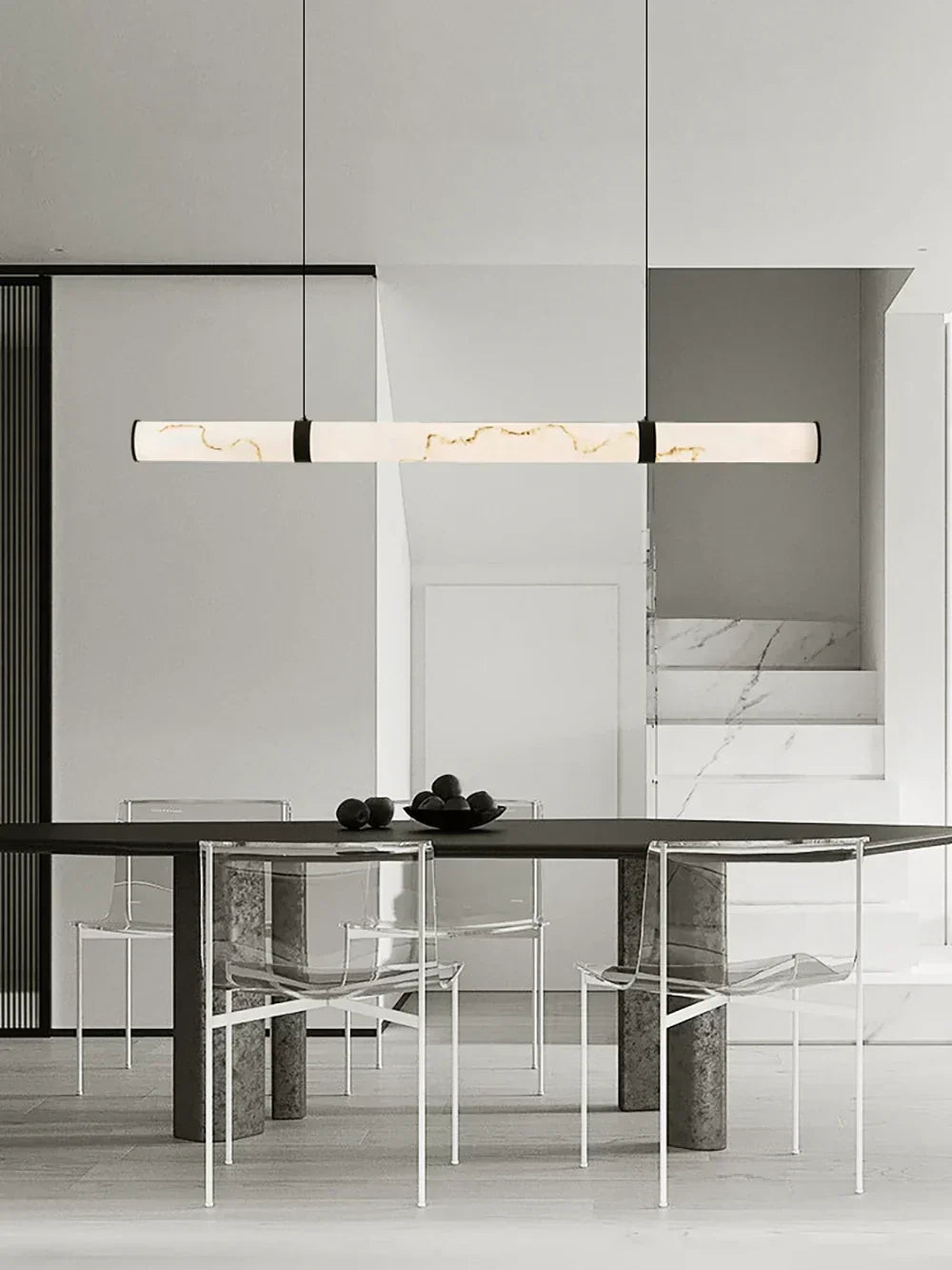 Solenne Alabaster Beam Pendant Light