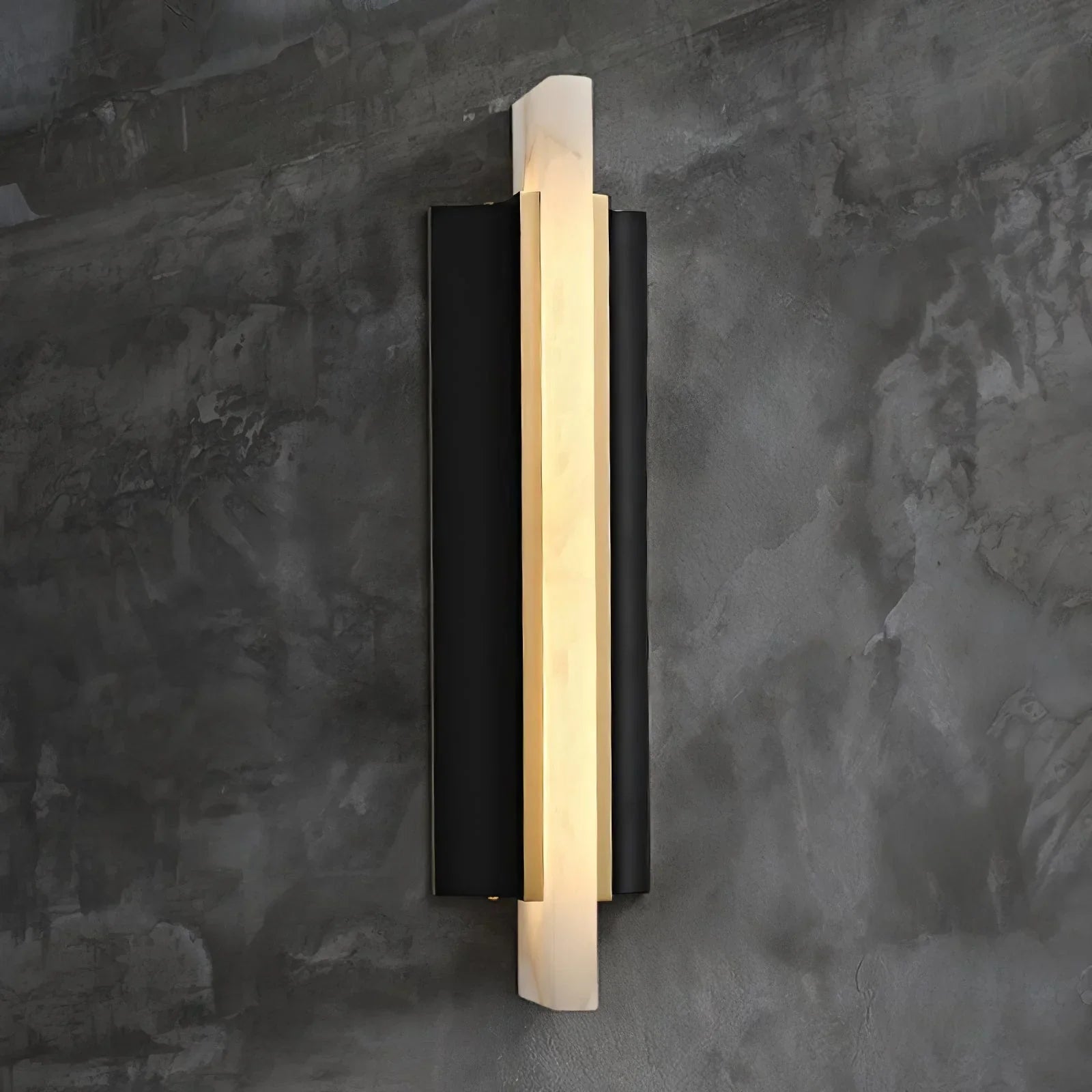 Solenne Alabaster Blade Wall Sconce