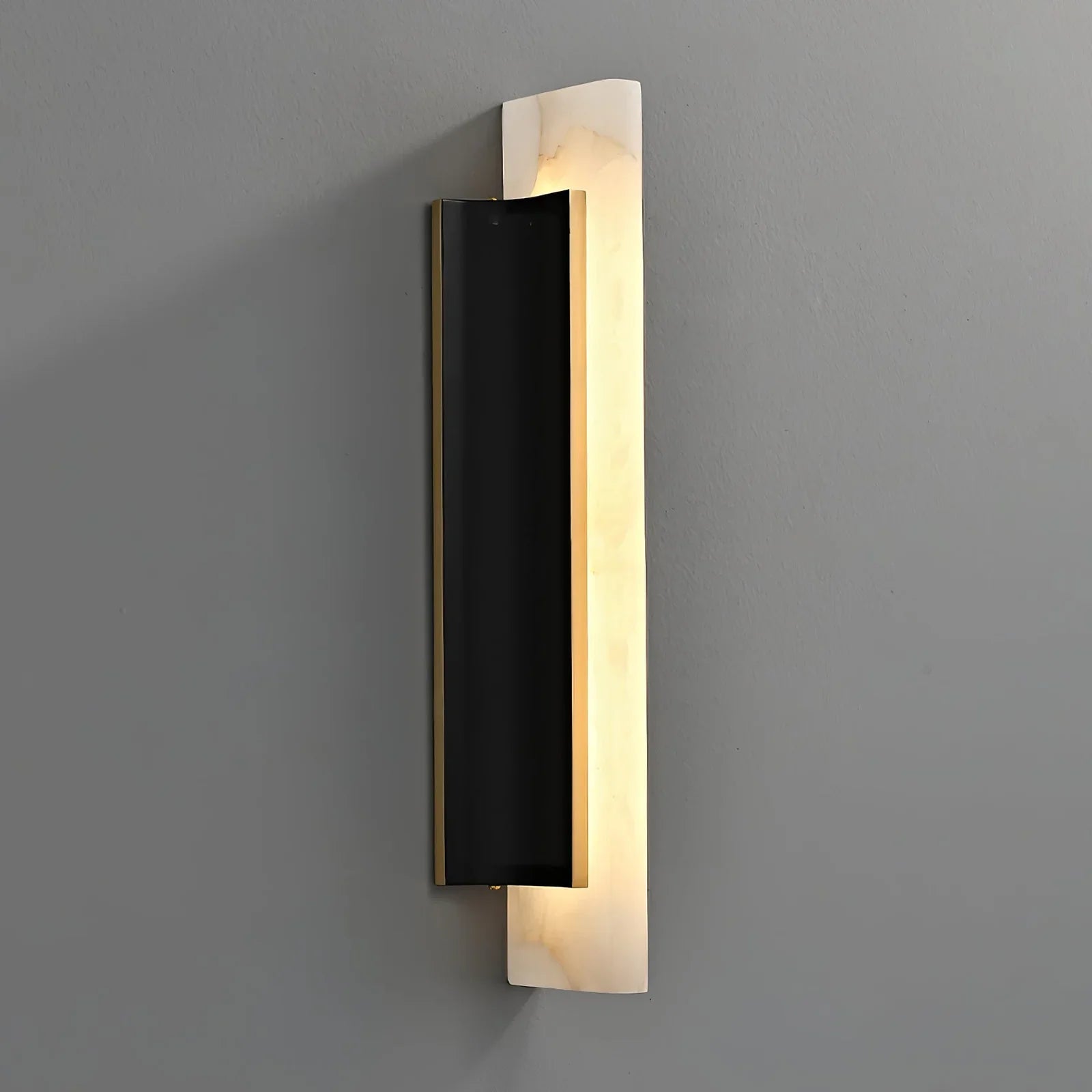 Solenne Alabaster Blade Wall Sconce