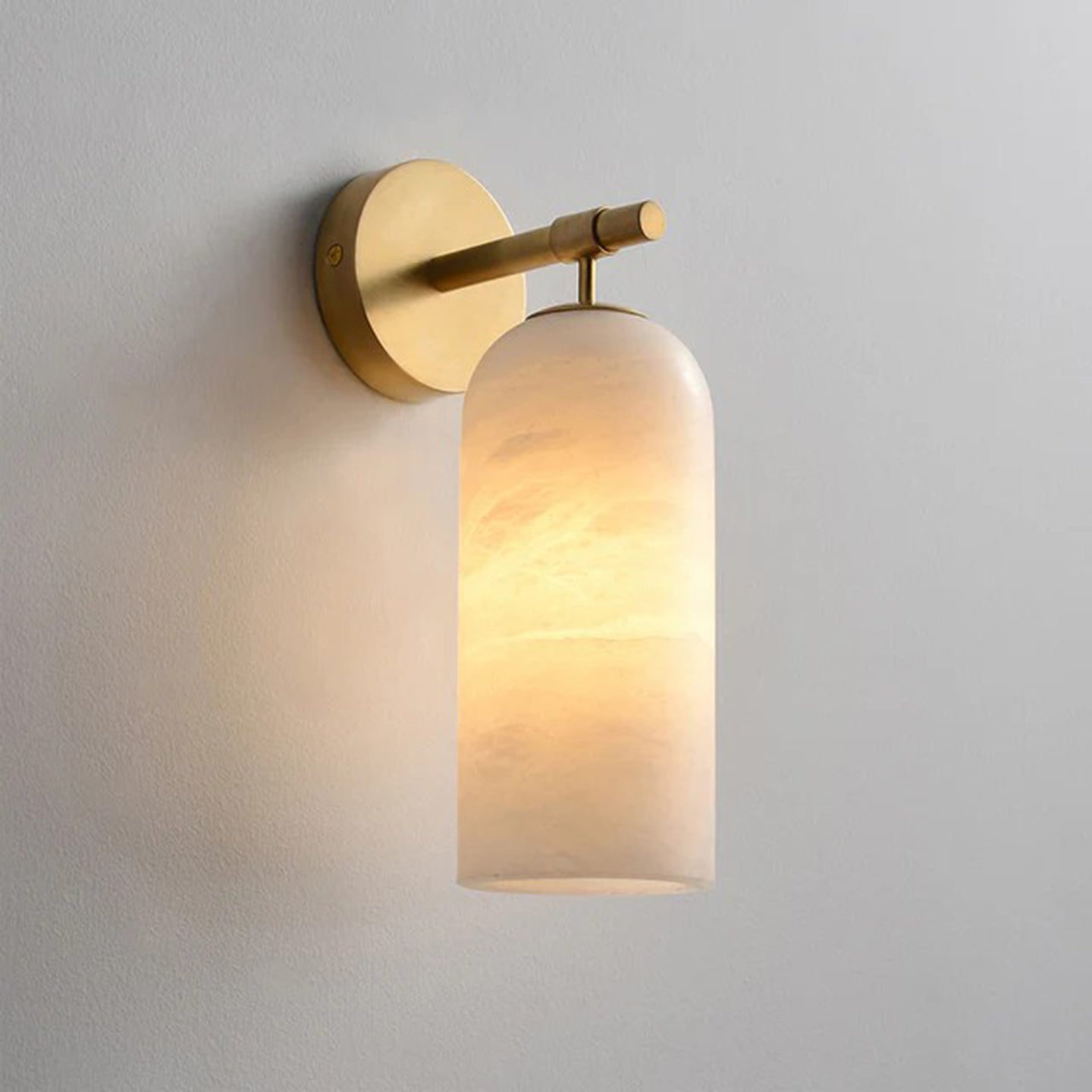 Solenne Alabaster Column Wall Sconce