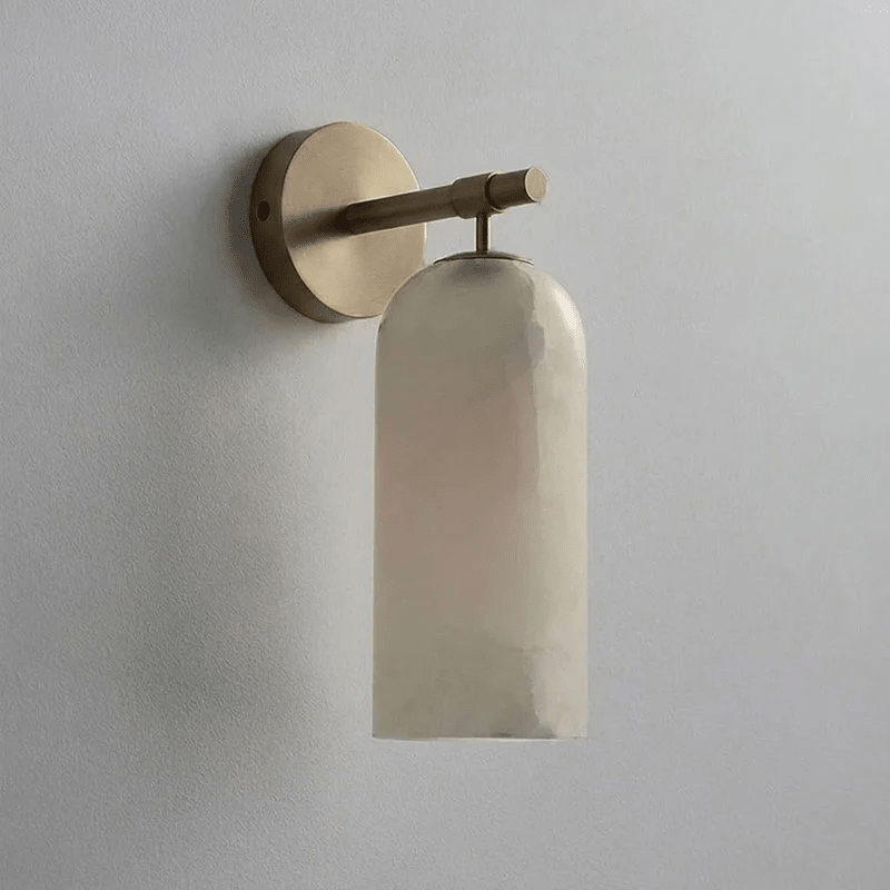 Solenne Alabaster Column Wall Sconce