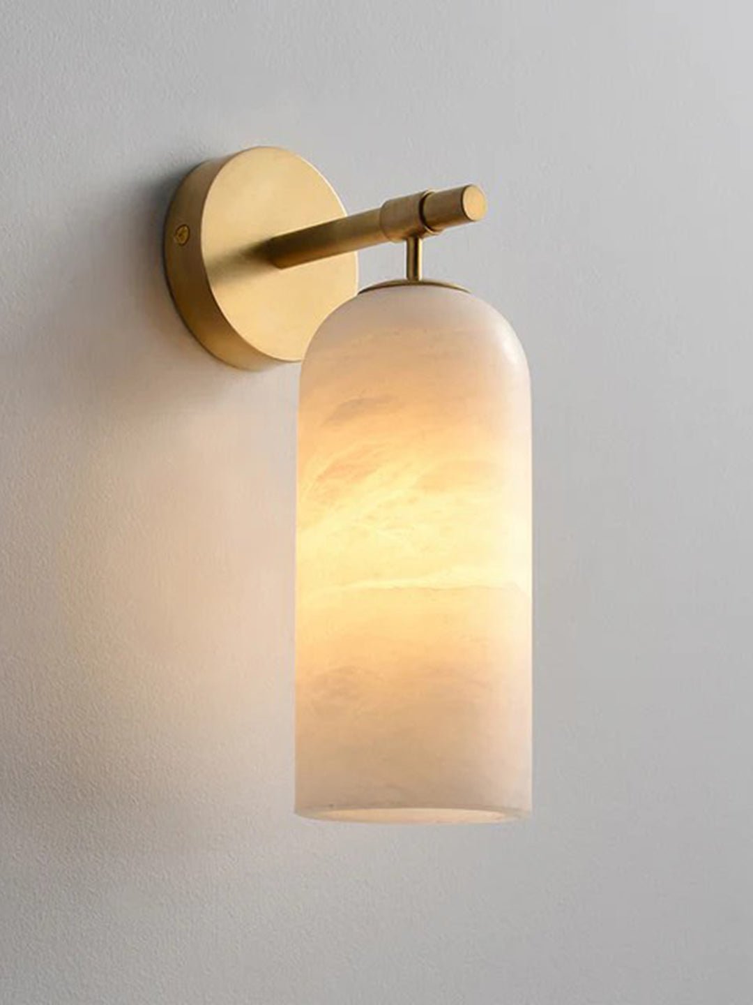 Solenne Alabaster Column Wall Sconce