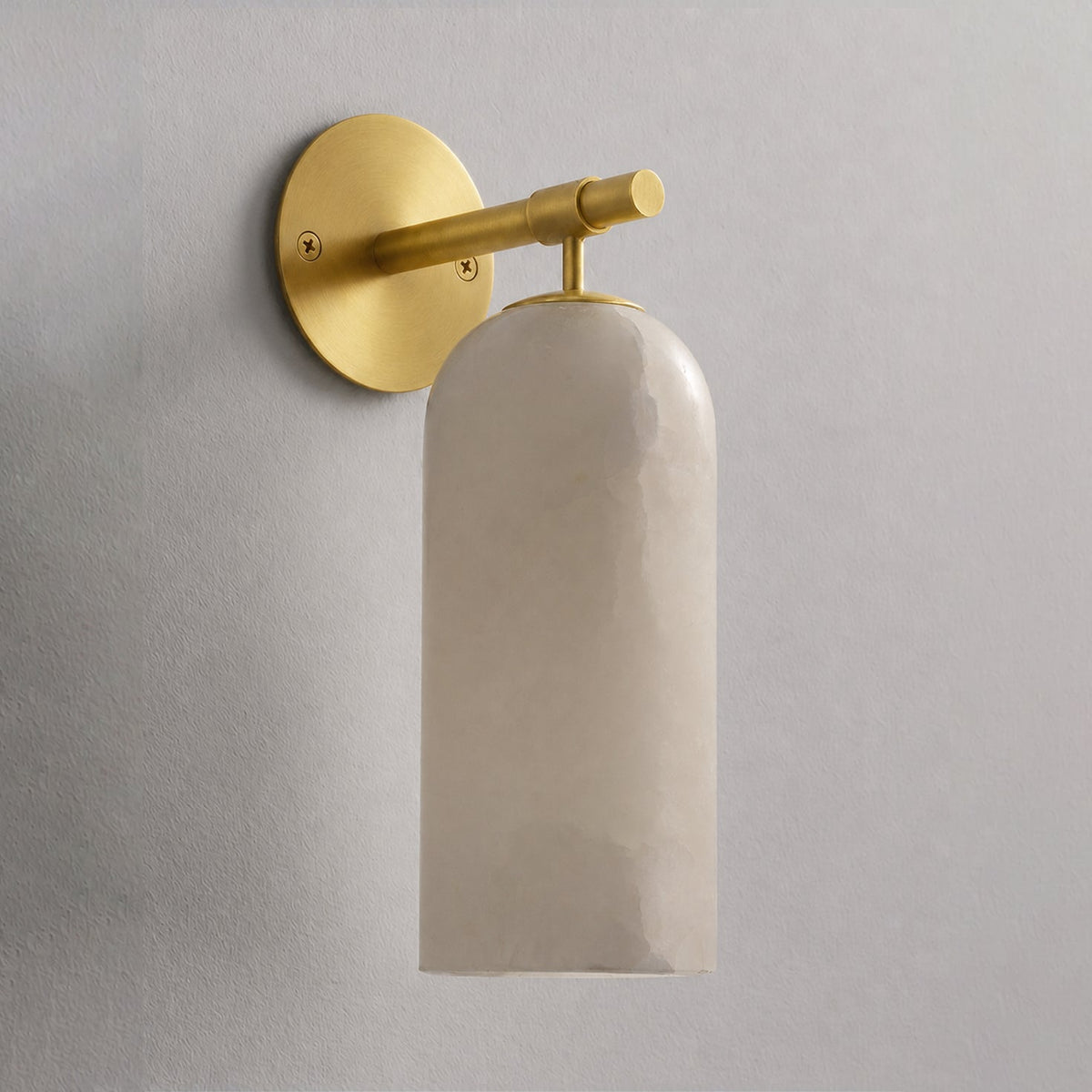 Solenne Alabaster Column Wall Sconce