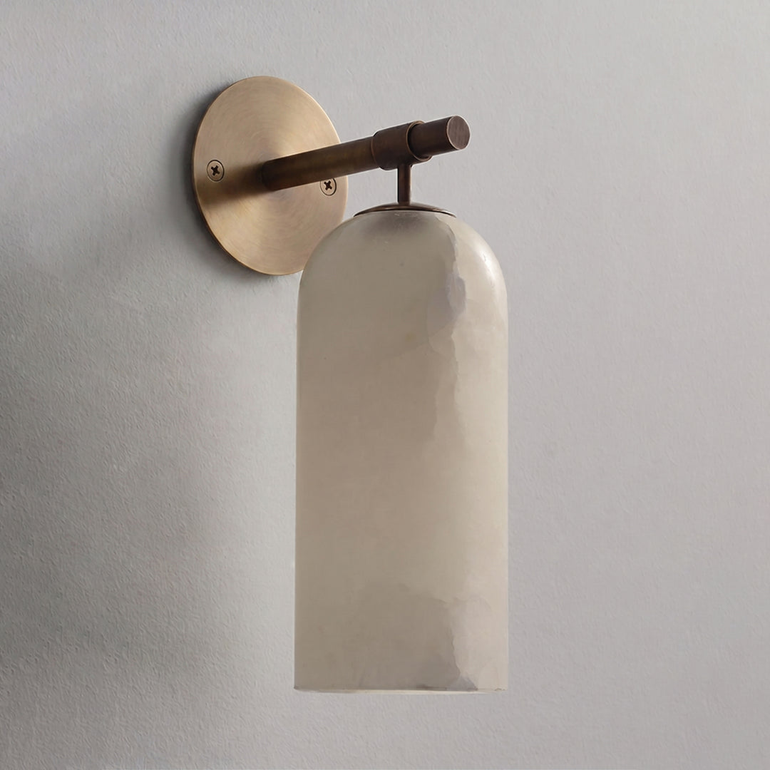 Solenne Alabaster Column Wall Sconce