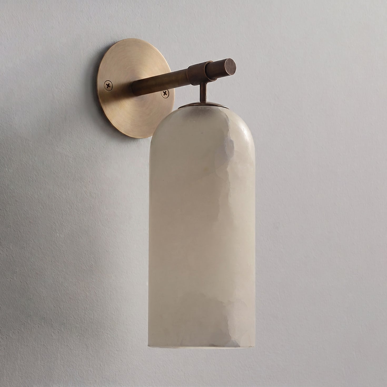 Solenne Alabaster Column Wall Sconce