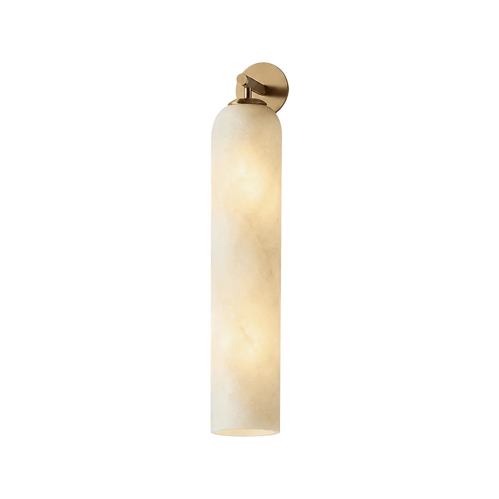Solenne Alabaster Tube Wall Sconce