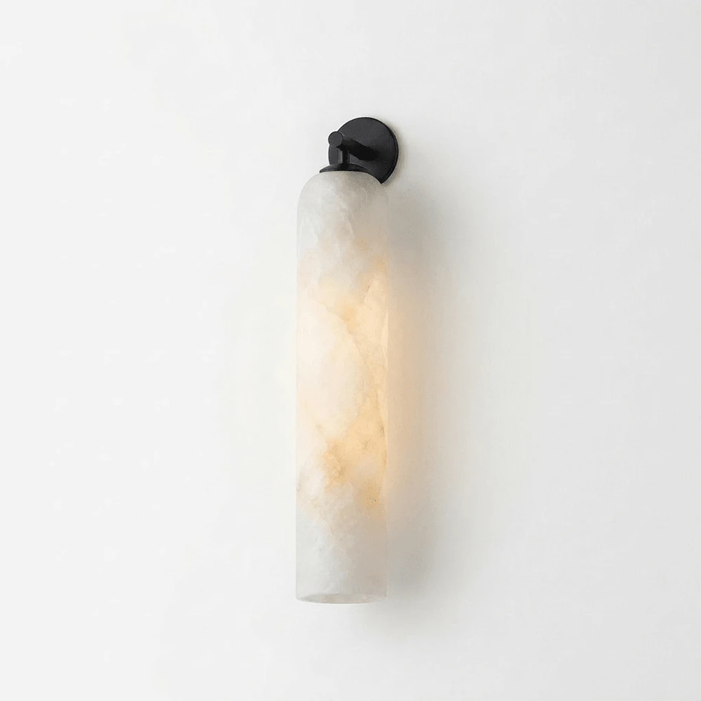 Solenne Alabaster Tube Wall Sconce