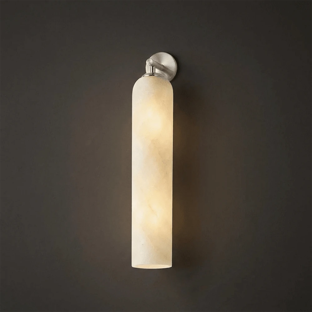 Solenne Alabaster Tube Wall Sconce
