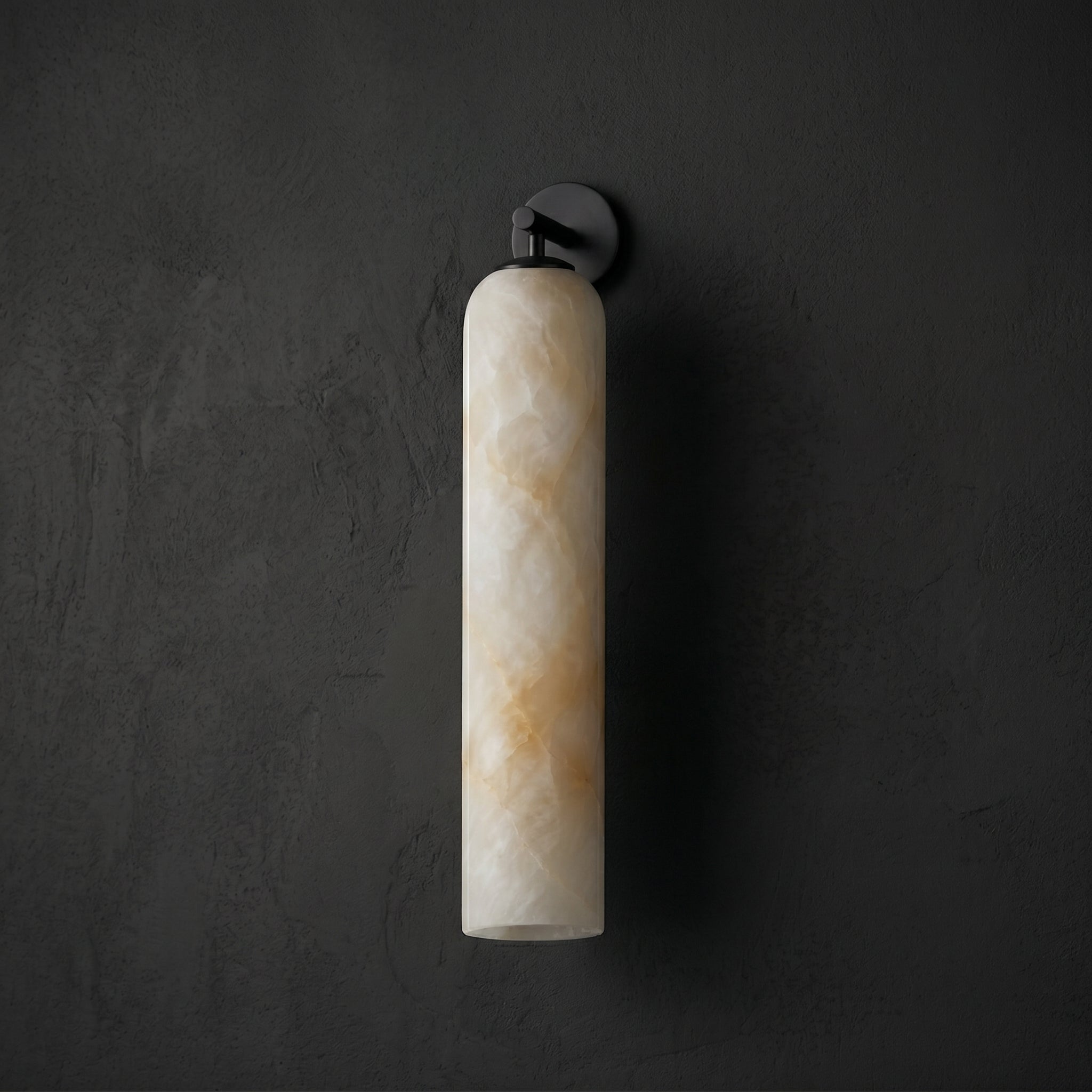 Solenne Alabaster Tube Wall Sconce
