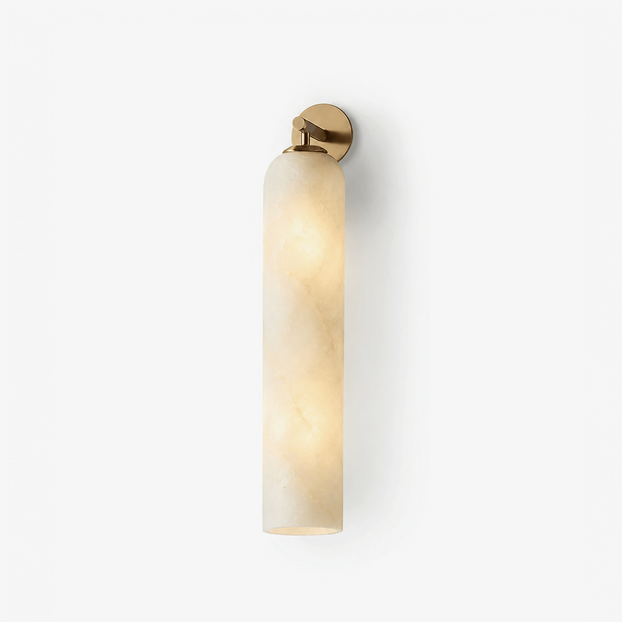 Solenne Alabaster Tube Wall Sconce