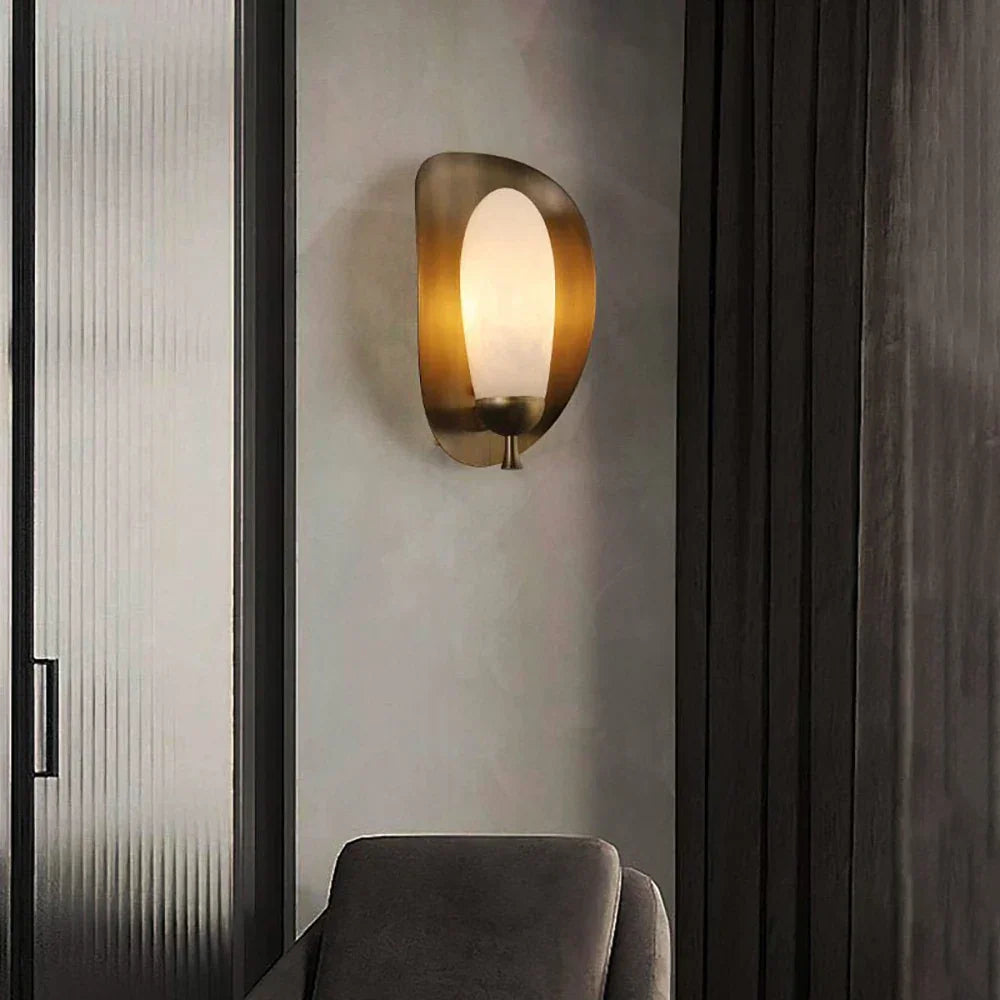 Solenne Alabaster Wall Sconce